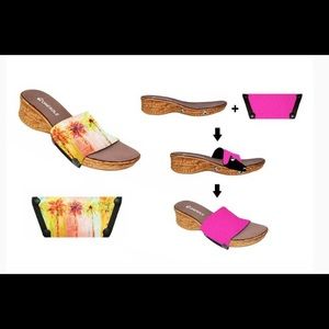 ONESOLE interchangeable flat cork sole set